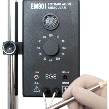 O EM901-estimulador muscular custa menos que o similar importado
