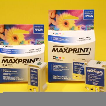Novos modelos de cartuchos Maxprint compatíveis para impressoras Epson C62