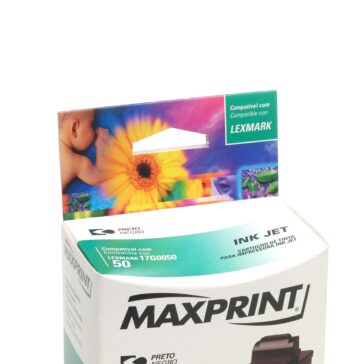Cartucho da Maxprint compativel para impressoras Lexmark