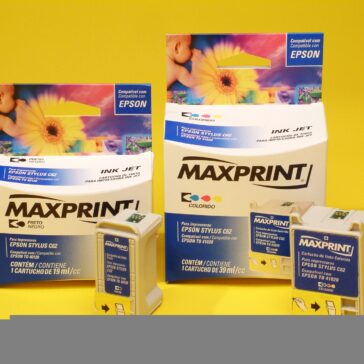 Maxprint lança no mercado cartuchos de tinta para impressoras Epson
Stylus C62