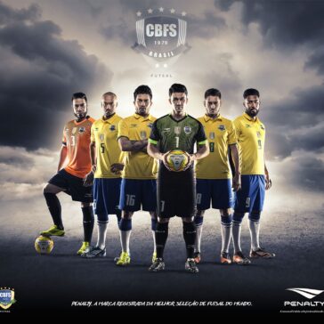 Conquistas da Seleção Brasileira de Futsal são destaque em nova campanha da Penalty