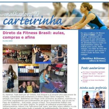 Direto da Fitness Brasil: aulas, compras e afins – Site – Boa Forma