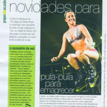 Novidades para Turbinar a ginástica – Revista – Boa Forma – Páginas 28 e 29