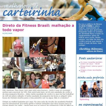 Direto da Fitness Brasil: malhação a todo vapor – Site – Boa Forma