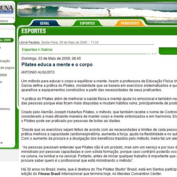 Pilates educa a mente e o corpo – Site – A Tribuna