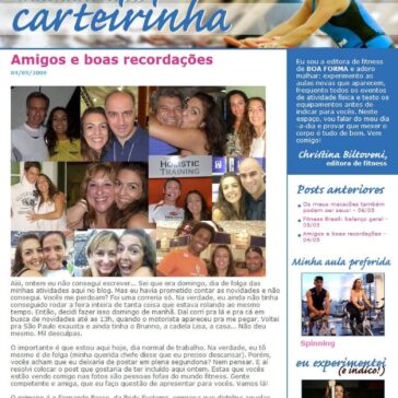 Amigos e boas recordações – Site – Boa Forma