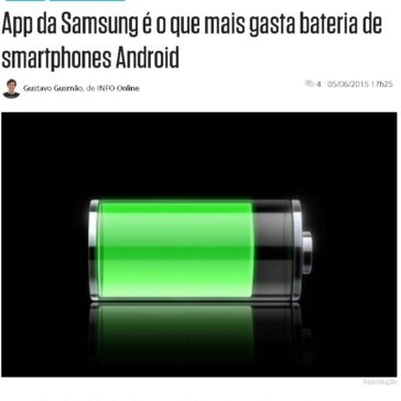 App da Samsung é o que mais gasta bateria de smartphones Android – INFO