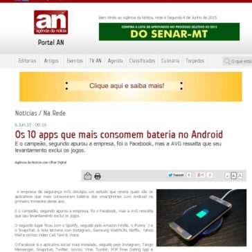Os 10 apps que mais consomem bateria no Android – Agência da Notícia