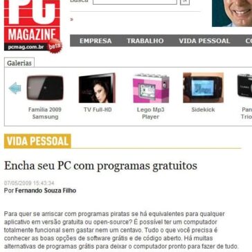 Encha seu PC com programas gratuitos – Site – PC Magazine