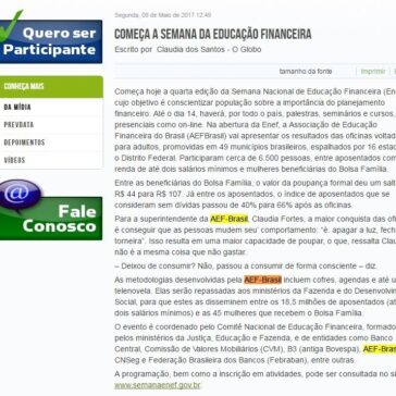 Começa a Semana da Educação Financeira – Prevdata