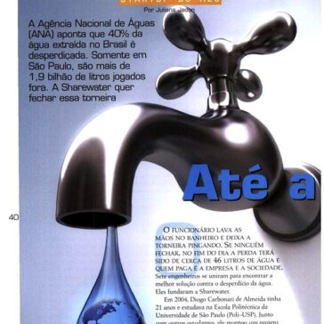 Até a última gota – Revista – B2B – Páginas 40 a 43