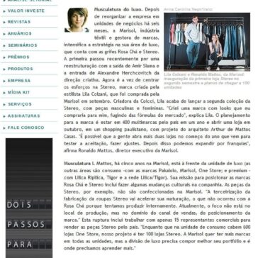 Blue Chip – Site – Valor Econômico