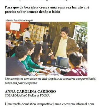 Começo certeiro para empreender – Site – Folha de S.Paulo