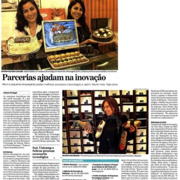 Parcerias ajudam na inovação – Jornal OESP – Página C06