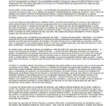 Inovação no Brasil: há recursos, mas falta informação – Site – Protec
