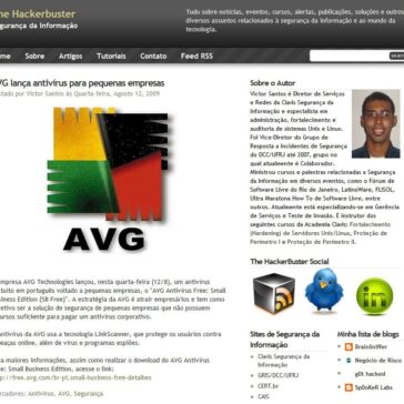 AVG lança antivírus para pequenas empresas – Site – The Hackerbuster