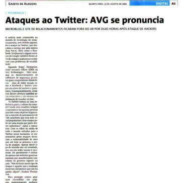 Ataques contra o Twitter: AVG se pronuncia