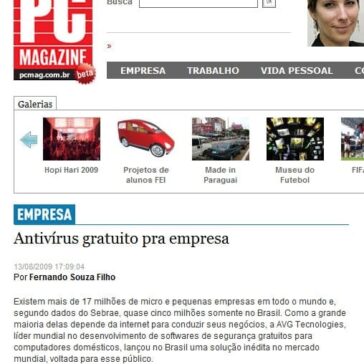 Antivírus gratuito pra empresa – Site – PC Magazine