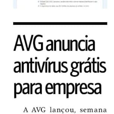 AVG anuncia antivírus grátis para empresa – Jornal – Correio do Estado – Página 03