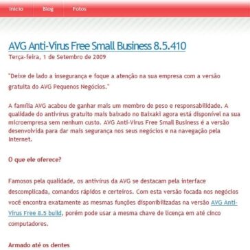 AVG Anti-Virus Free Small Business 8.5.410 – Site – Super Downloads 5