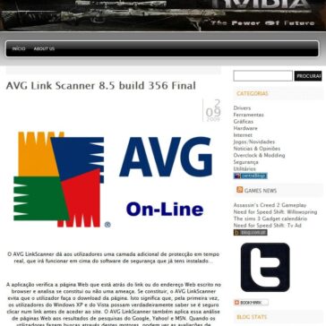 AVG Link Scanner 8.5 build 356 Final – Site – Nvidia The Power Of Future