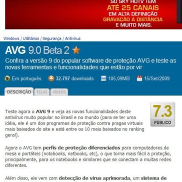 AVG 9.0 Beta 2 – Site – Super Downloads