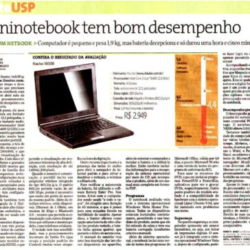 Mininotebooks tem bom desempenho – Jornal – Folha de S.Paulo