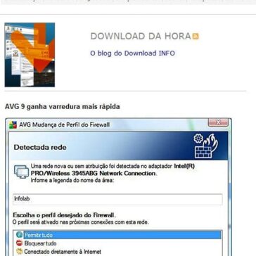 AVG 9 ganha varredura mais rápida – Site – Info Blogs