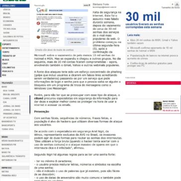 Saiba como se previnir contra roubo de senhas na internet – Site – eBand