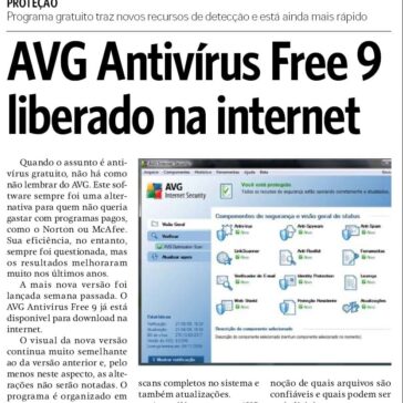 AVG Antivírus Free 9 liberado na internet – Jornal – Correio do Estado – Página 03