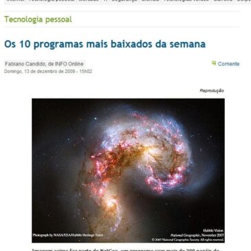 Os 10 programas mais baixados da semana – Site – Info Online