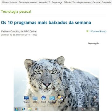 Os 10 programas mais baixados da semana – Site – Info Online