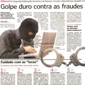 Golpe duro contra as fraudes bancárias na web – Site – A Gazeta