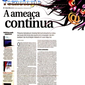 A ameaça continua – Jornal – Correio Braziliense