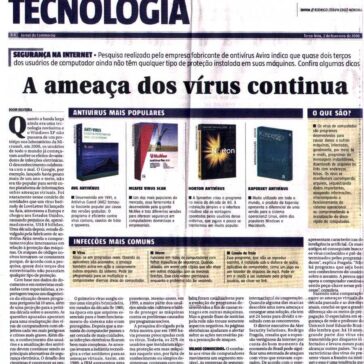 A ameaça dos vírus continua – Jornal do Commercio