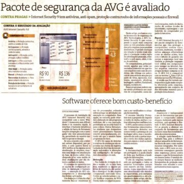Pacote de segurança da AVG é avaliado – Jornal – Folha de S.Paulo