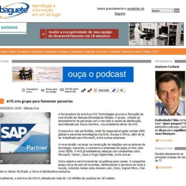 AVG cria grupo para fomentar parcerias – Site – Baguete