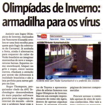 Olímpiadas de inverno: armadilha para os vírus – Jornal – Correio do Estado