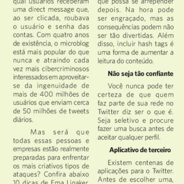 Confira algumas dicas para deixar o Twitter seguro – Jornal – Correio do Estado – Página 03