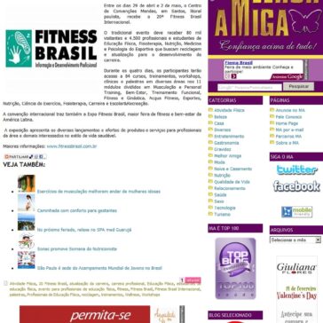 Maior Encontro de Wellness e Fitness da América Latina