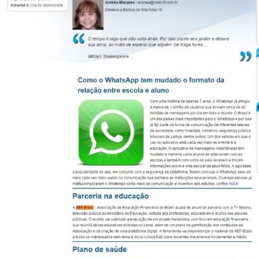 Coluna 10 – Nota 10