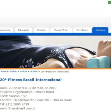 20ª Fitness Brasil Internacional – Physio Pilates
