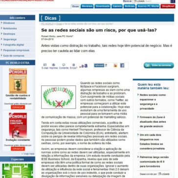 Se as redes sociais são um risco, por que usá-las? – PC World