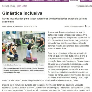 Ginástica inclusiva – iG