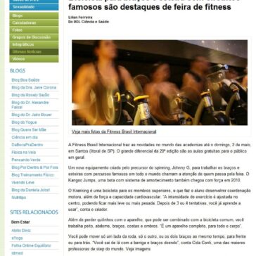 Bicicleta para braços e esteira com circuitos famosos são destaques de feira de fitness – UOL