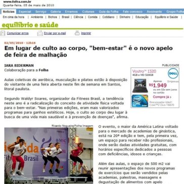 Em lugar de culto ao corpo, “bem-estar” é o novo apelo de feira de malhação – Folha Online