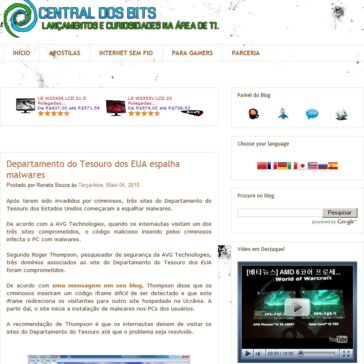 Departamento do Tesouro dos EUA espalha malwares – Central dos Bits