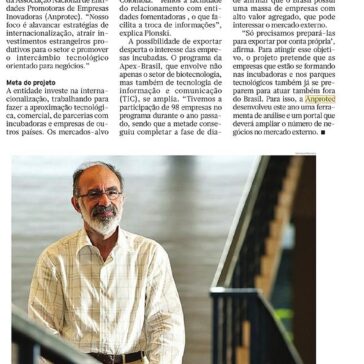 Meta é crescer e exportar produtos de alta tecnologia – Jornal – Brasil Econômico