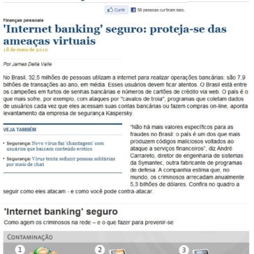 ‘Internet banking’ seguro: proteja-se das ameaças virtuais – Veja