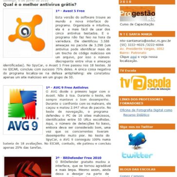 Qual é o melhor antivírus grátis?  – NTE Santa Maria